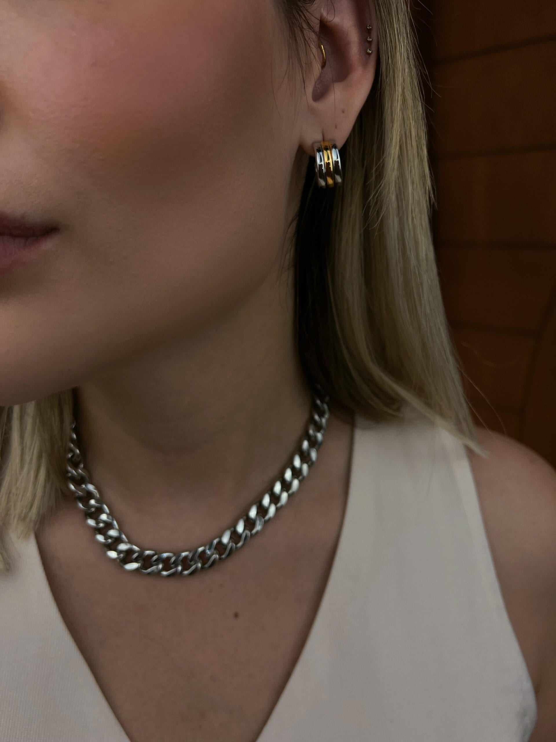 Colar Corrente Ródio - 2